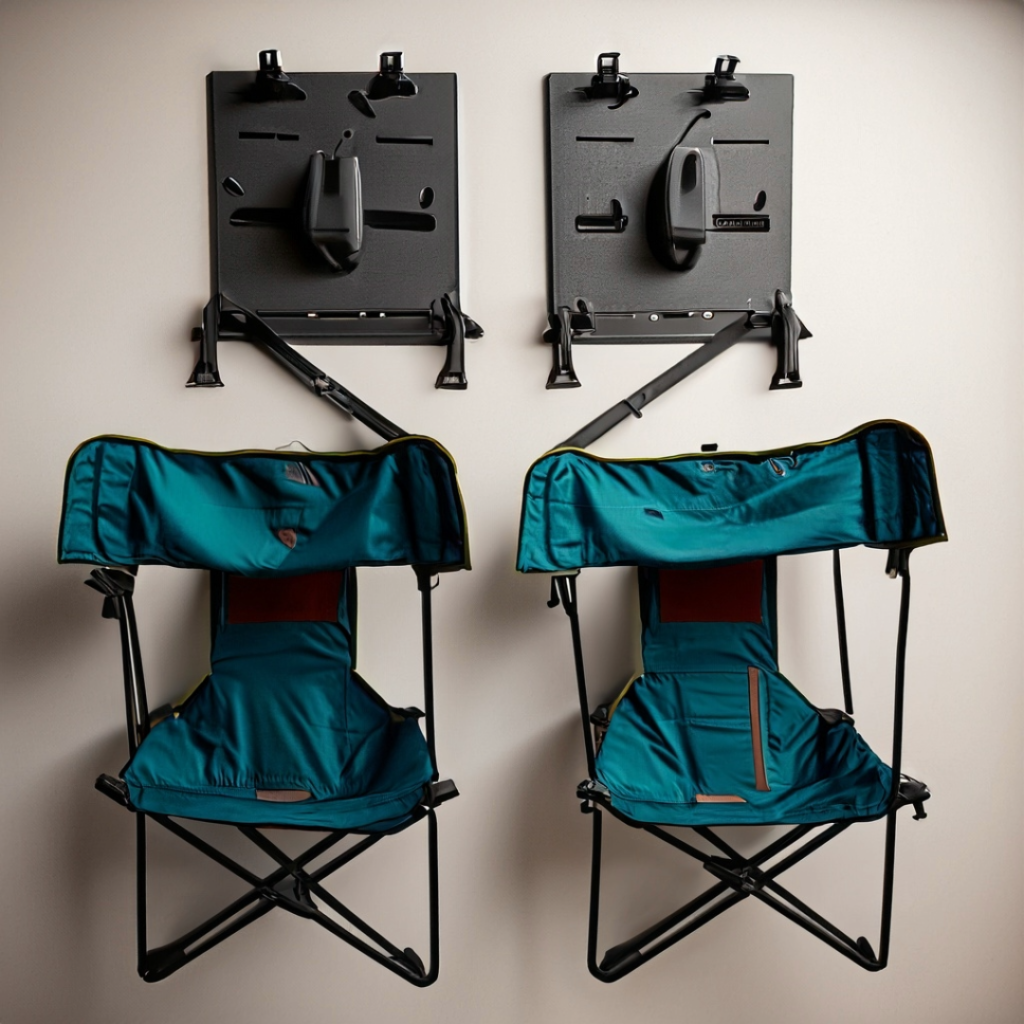 Hang Lightweight Camping & Backpacking Chairs on the Wall with Command Hooks
