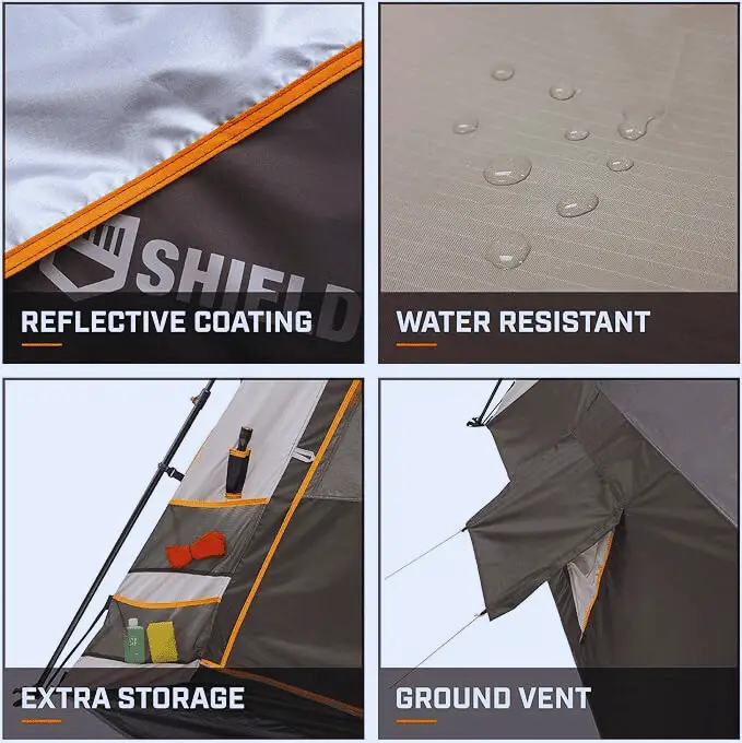 Bushnell Instant Tent Feature