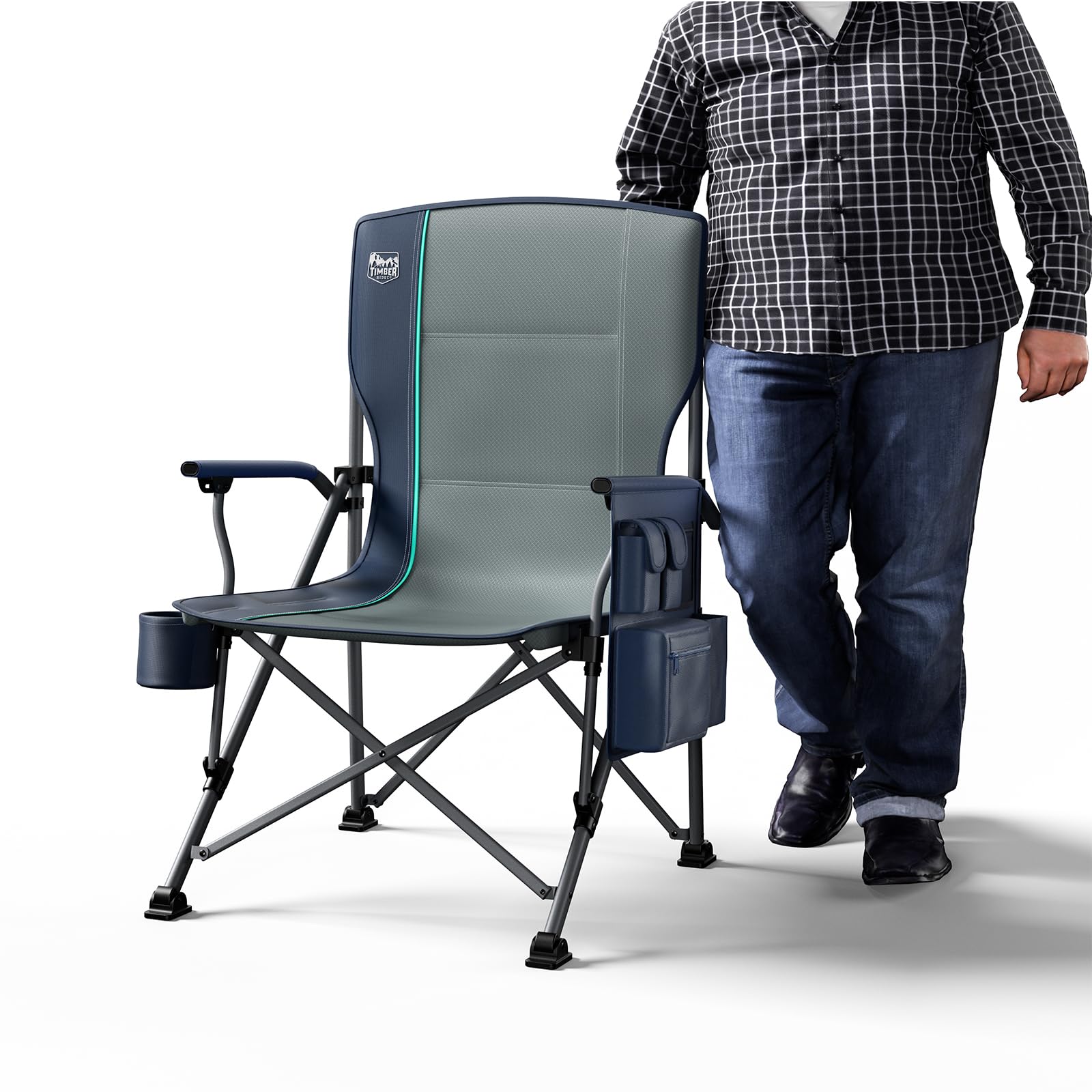 TIMBER RIDGE Oversized Folding Camping Chair