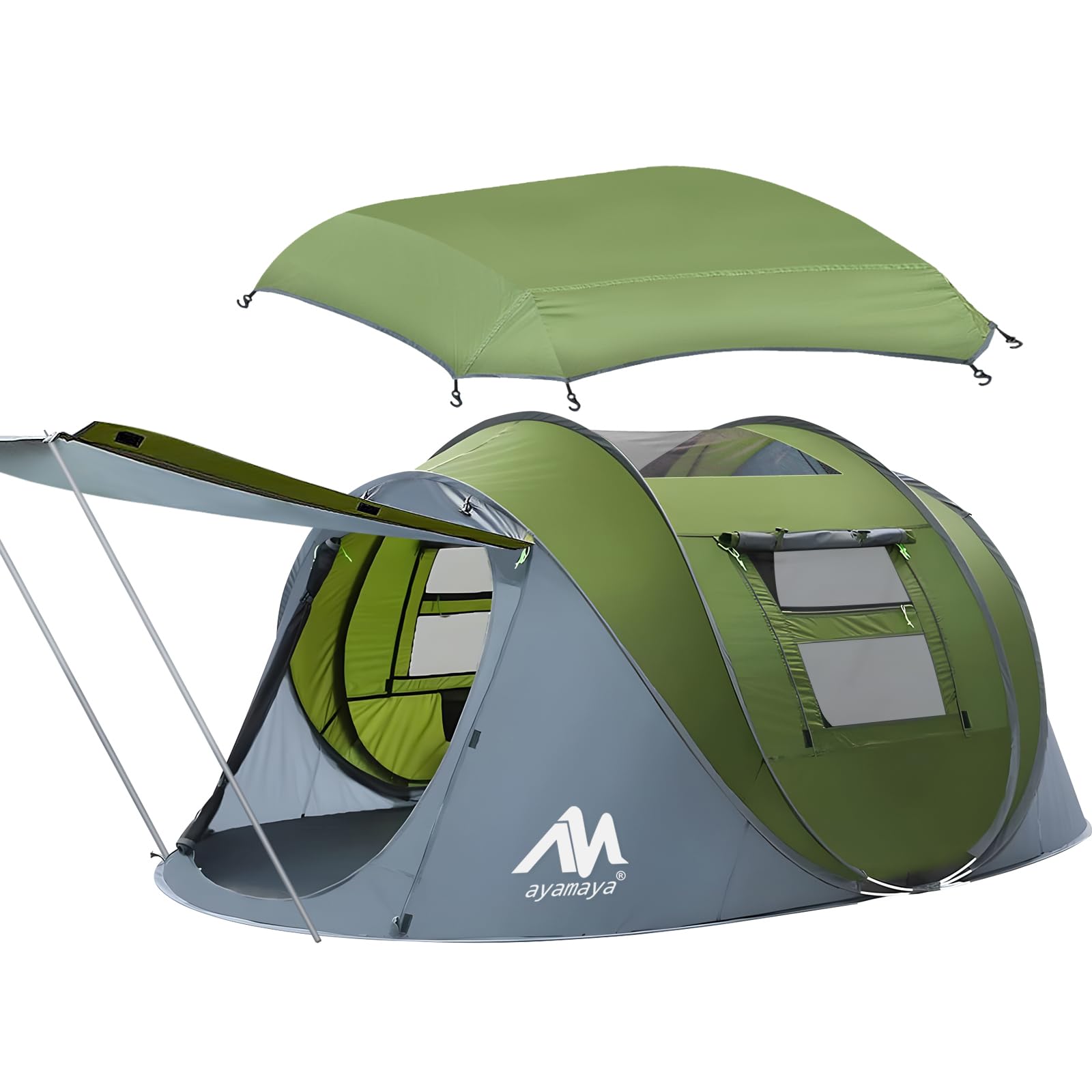 AYAMAYA 4 Person Pop Up Tents for Camping