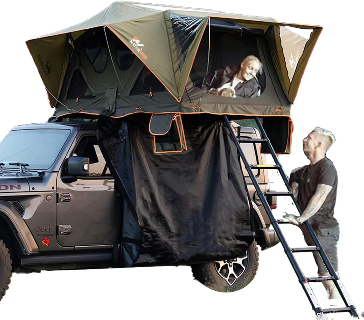 <a href="https://www.amazon.com/Colegence-Oversized-Camping-Support-Included/dp/B0CF9GQRBC?tag=thecampfire0d-20"></a><a href="https://www.amazon.com/dp/B0CL545HQX?%3Fth=1&psc=1&tag=thecampfire0d-20">LEADWIN Naturnest Rooftop Tent</a>