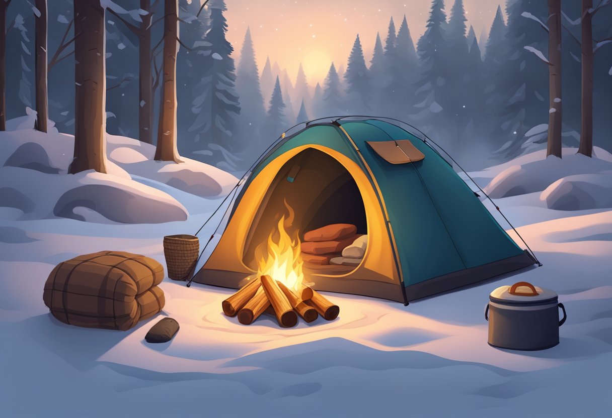 What should I sleep on for winter camping?