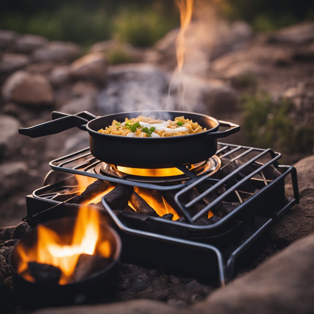 Camp Stove Chilaquiles