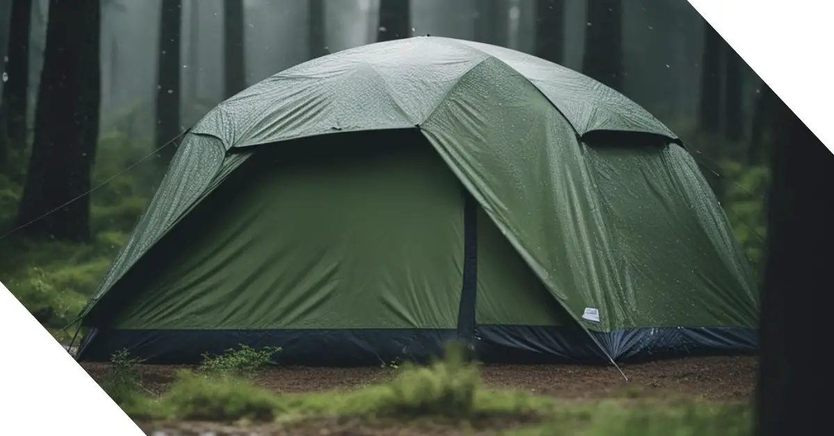 Camping in The Rain