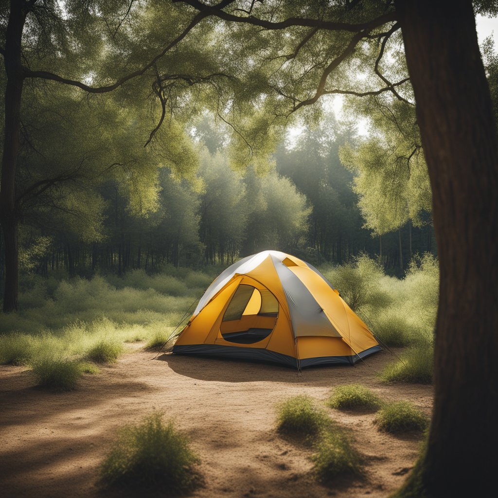 optimal dry tent site