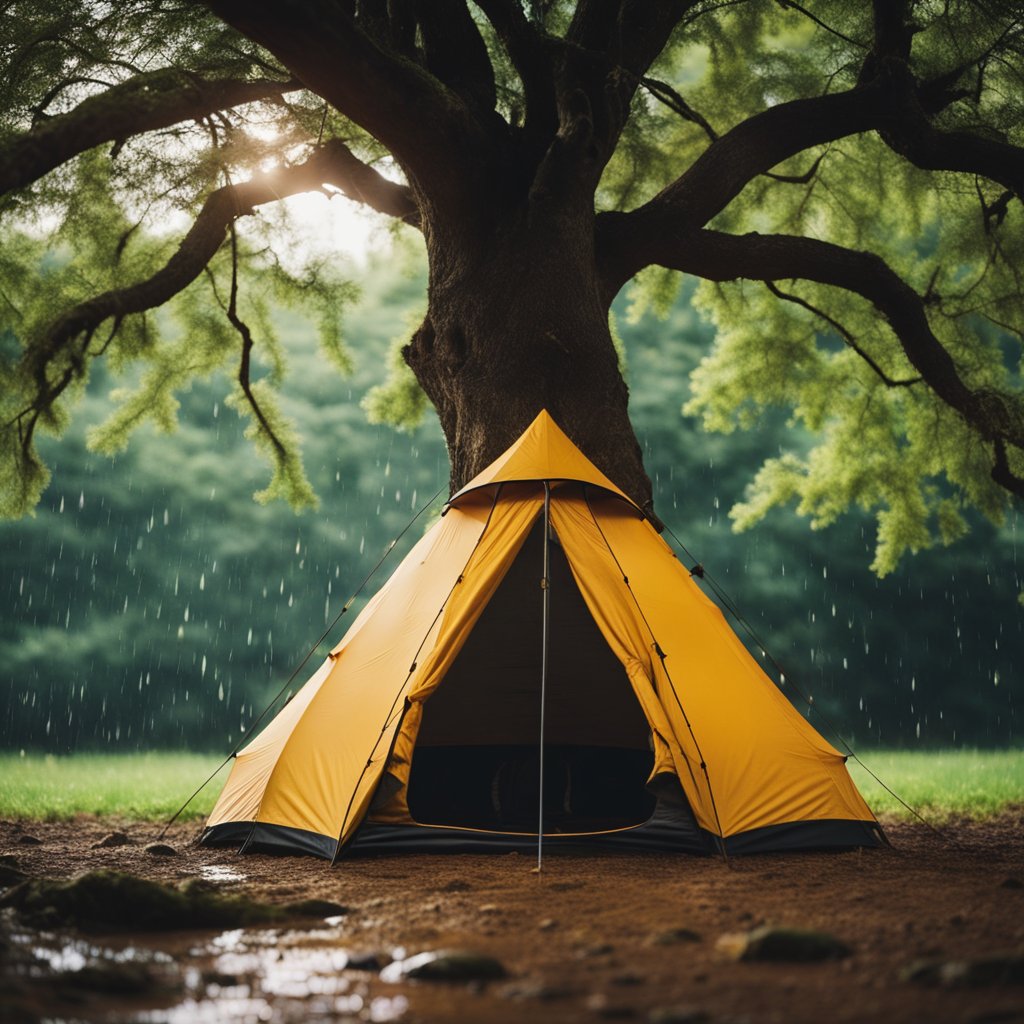 Make Camping in the Rain Fun